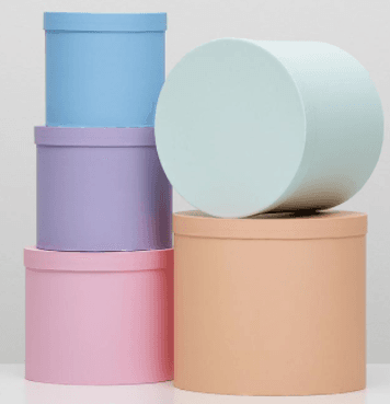 Коробка "Цветные искры", голубой, 13 х 14 см