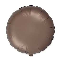 Круги сатин коричневый/brown 45 см