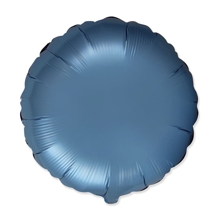 Круги сатин стальной синий / steel blue 45 см