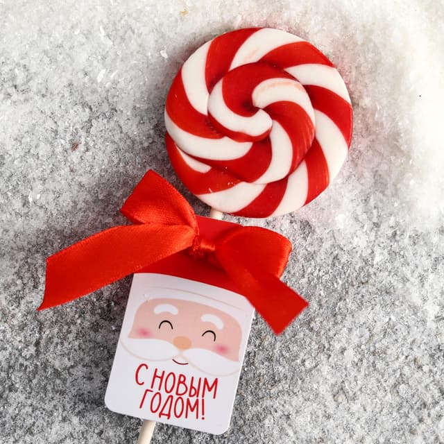 Леденец на палочке «С Новым годом»: со вкусом клубники, 15 г Леденец на палочке «С Новым годом»: со вкусом клубники, 15 г