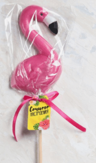 Леденец на палочке «Сочного настроения»: фламинго, со вкусом клубники, 95 г Леденец на палочке «Сочного настроения»: фламинго, со вкусом клубники, 95 г