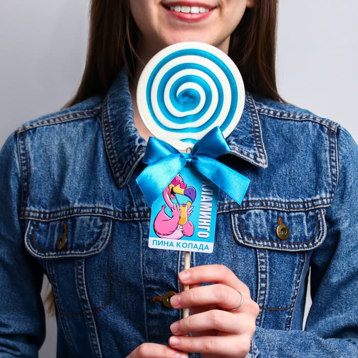 Леденец XXL «Вхламинго», пина колада, 100 г