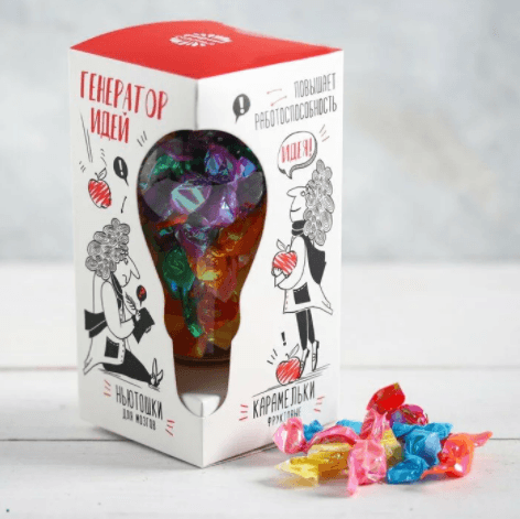 Леденцы в лампочке "Генератор идей" 50 г