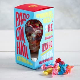 Леденцы в лампочке "Радостинки" 50 г