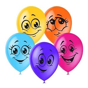 M 12"/30см Пастель+Декоратор (шелк) 1 ст. рис Улыбки