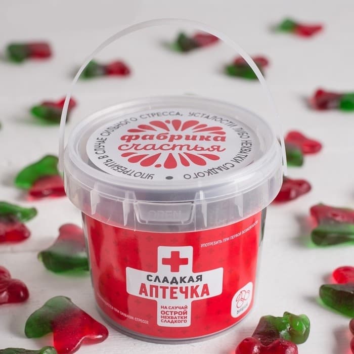 Мармелад в ведерке «Аптечка», 300 г