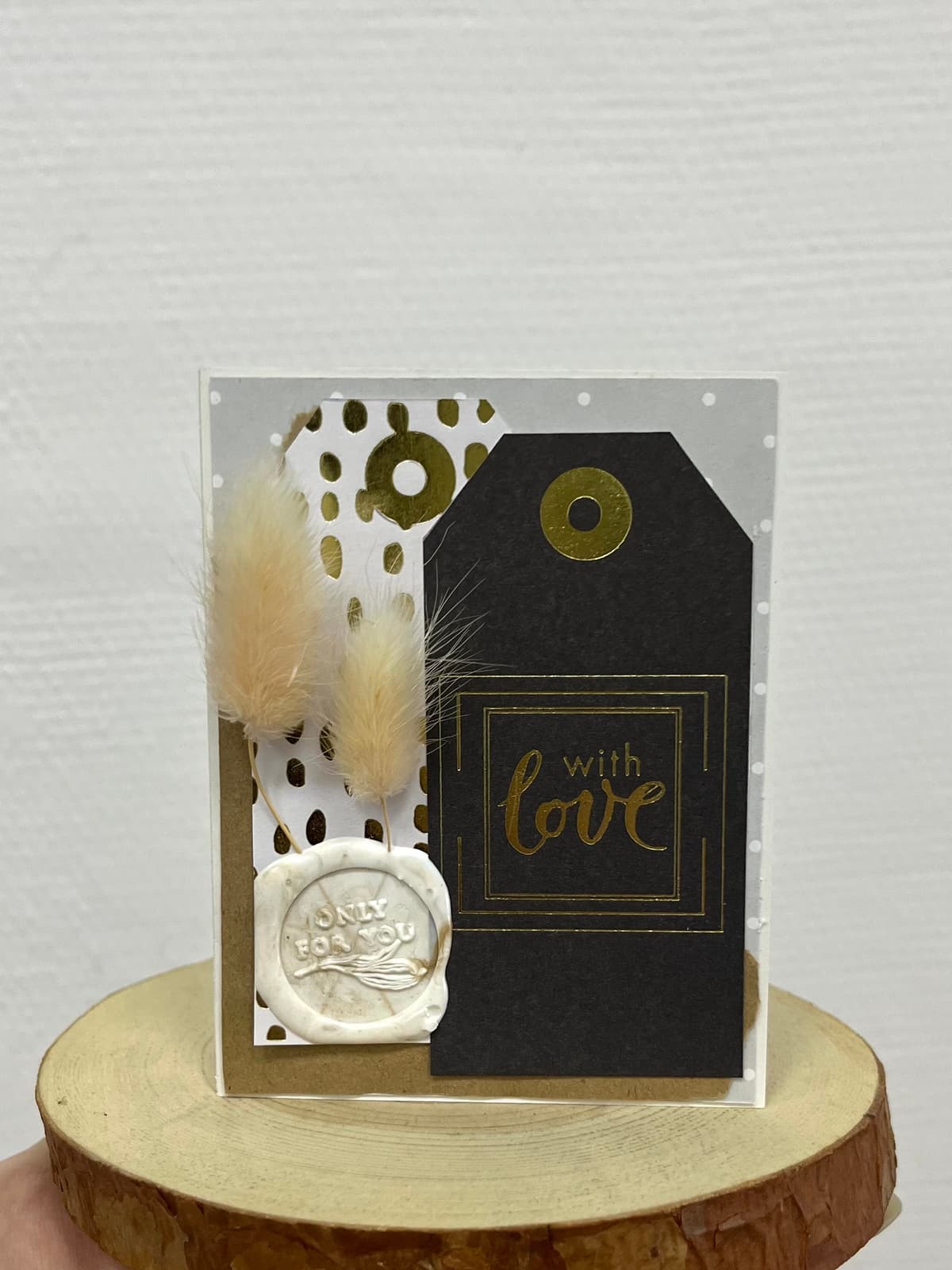 Мини открытка крафт (ручная работа) 21 Революционная