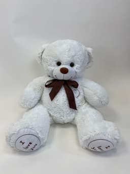 Мишка Феликс белый 110 см