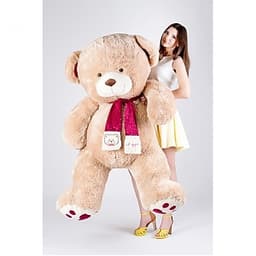 Мишка Кельвин кофейный 180 см