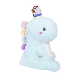 Мягкая игрушка "Динозавр радужный", Голубой, 25 см