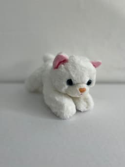 Мягкая игрушка "Котенок" , белая 20 см