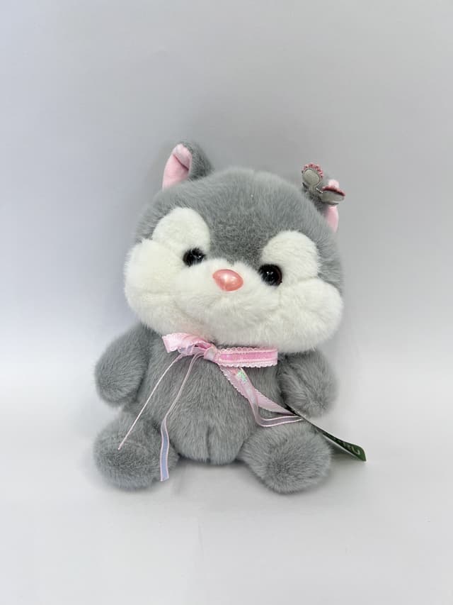 Мягкая игрушка "Котенок", серый Мягкая игрушка "Котенок", серый