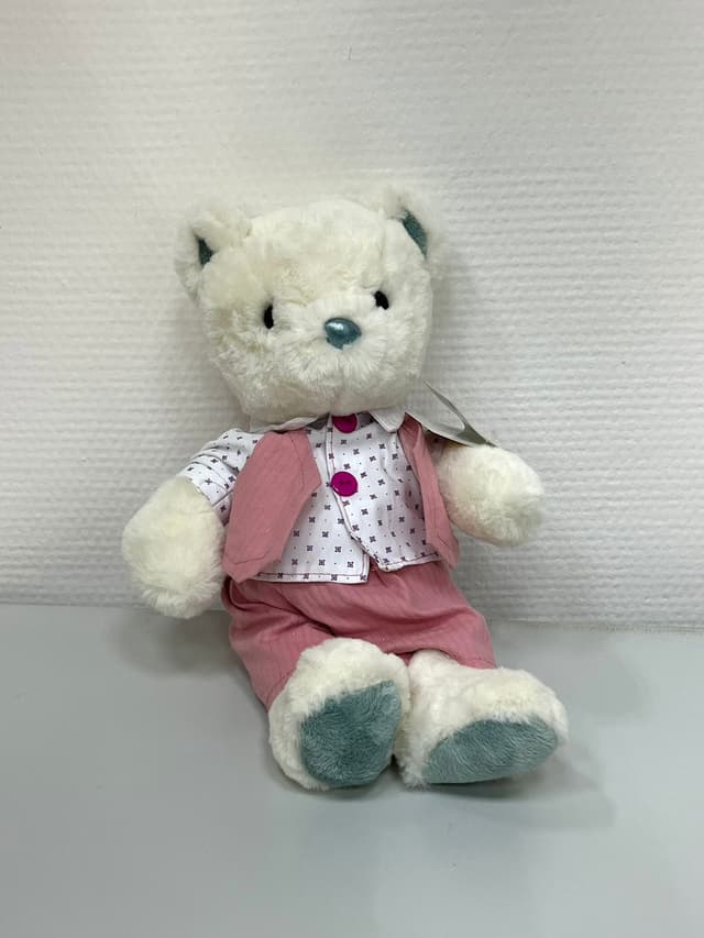 Мягкая игрушка «Мишка в жилете» розовый 23 см Мягкая игрушка «Мишка в жилете» розовый 23 см