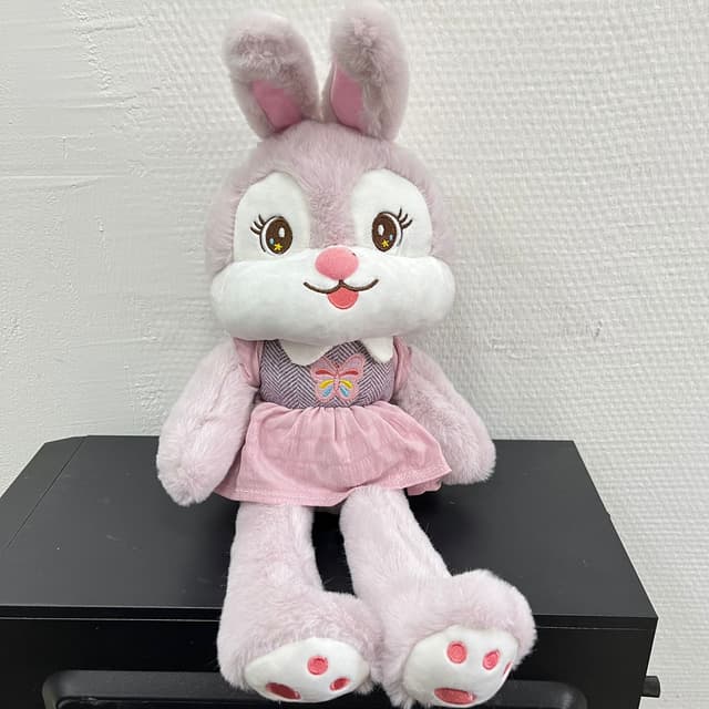 Мягкая игрушка "Зайка" 46 см, нежно-розовый Мягкая игрушка "Зайка" 46 см, нежно-розовый