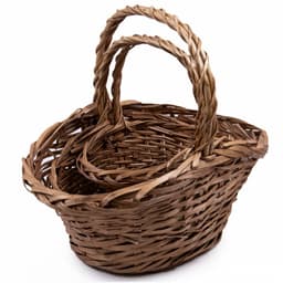 Набор плетеных корзин "Ива" D50*33H23*16H44/D40*26H38*18/D31*22H33*15 из 3шт т.м 12шт