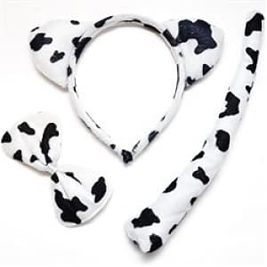 Набор (ушки, бантик, хвостик) Корова