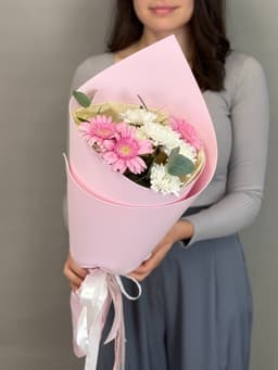 Нежный букет "Розовая соль"