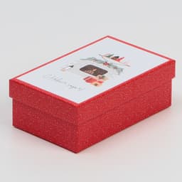 Новогодняя подарочная коробка "Тепла и уюта" 15 х 9.5 х 5.5 см