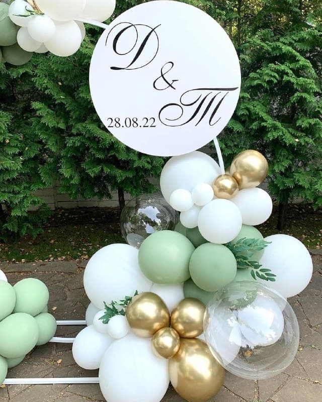 Оформление из шаров «Легкость»