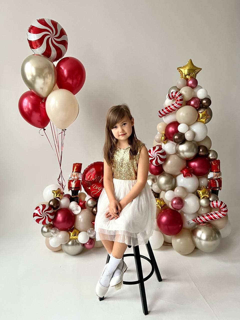 Оформление из шаров «Новый год»