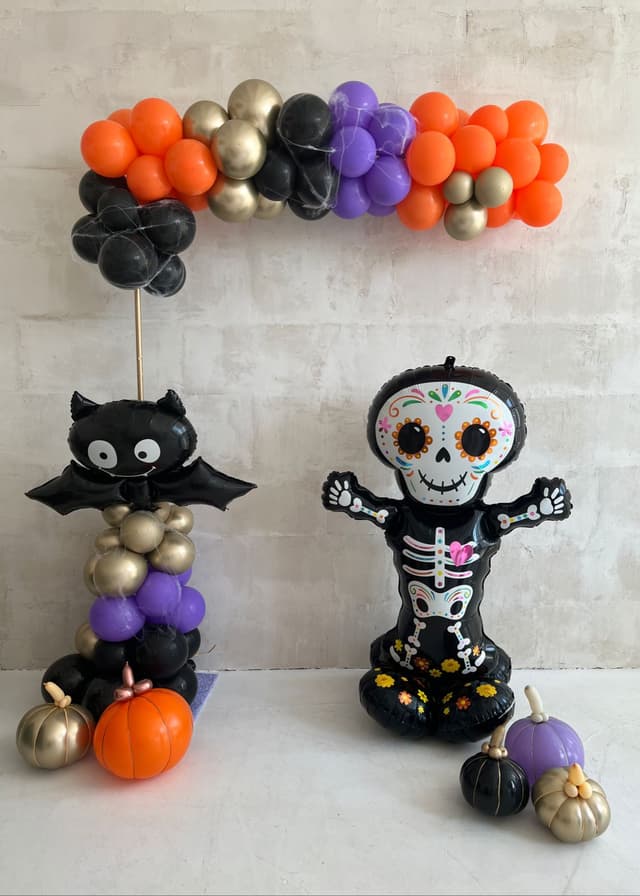 Оформление из шаров «Мистер Скилленгтон» Оформление из шаров «Мистер Скилленгтон»