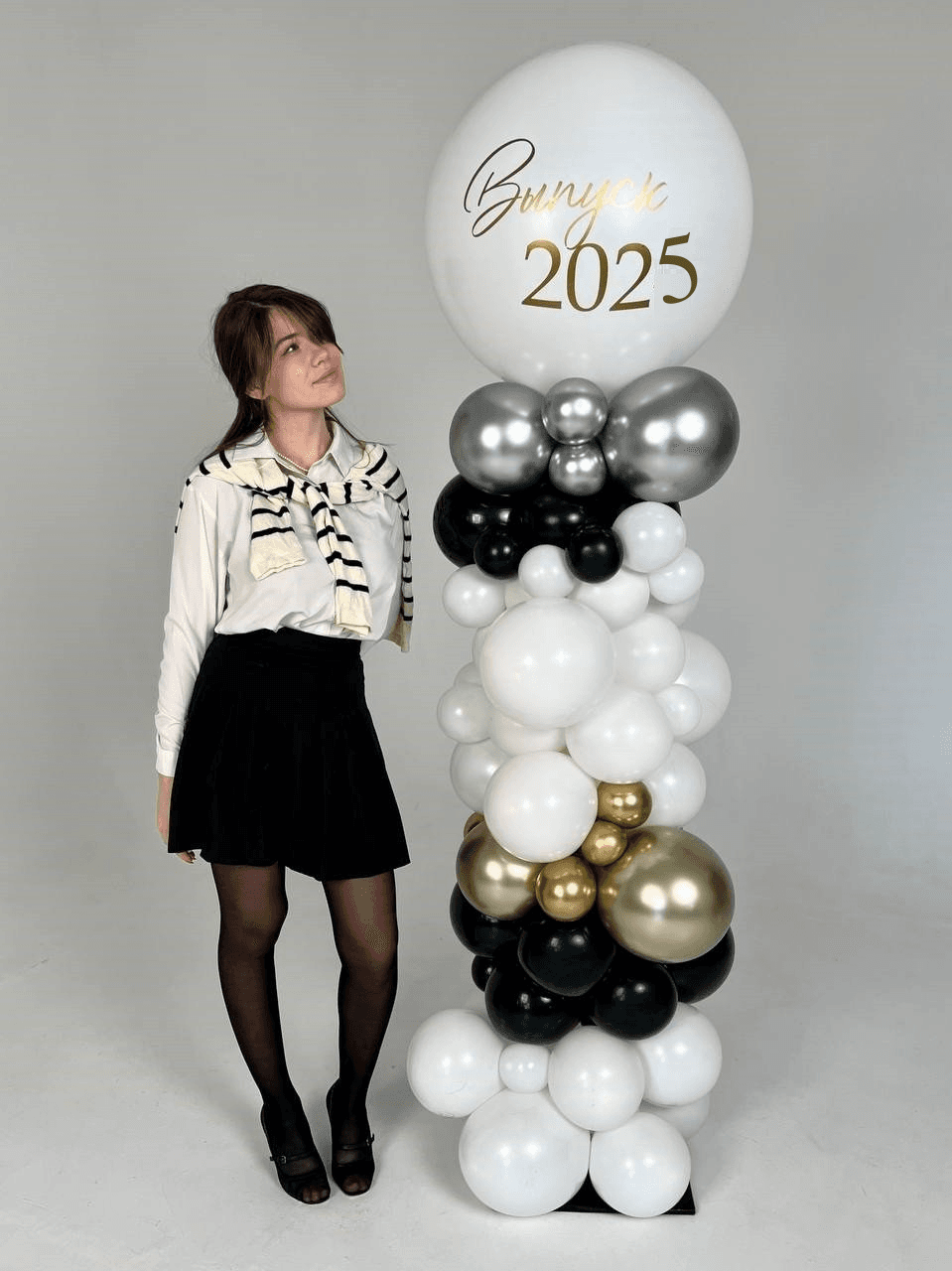 Оформление из шаров «Выпускник. Звезды»