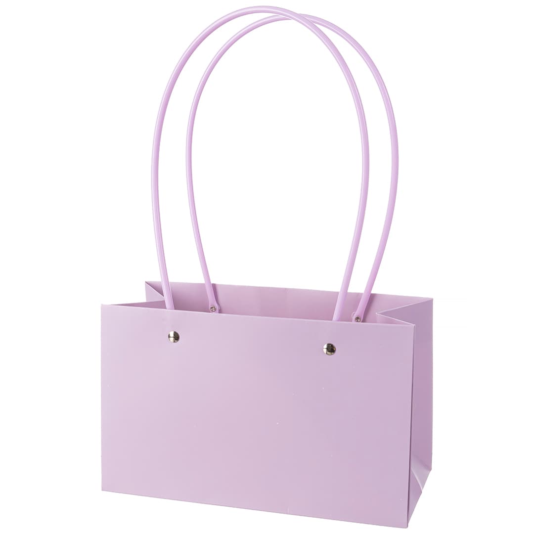 Пакет для цветов, Мастхэв, Нежная пастель, Лаванда, 22*14*11 см