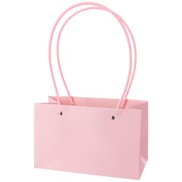 Пакет для цветов, Мастхэв, Нежная пастель, Светло-розовый, 22*14*11 см