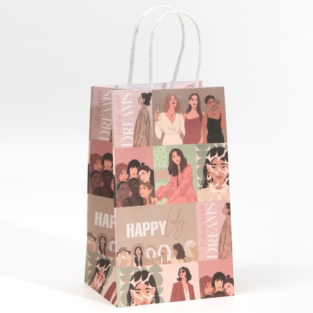 Пакет крафтовый «Стиль», 12 × 21 × 9 см Пакет крафтовый «Стиль», 12 × 21 × 9 см