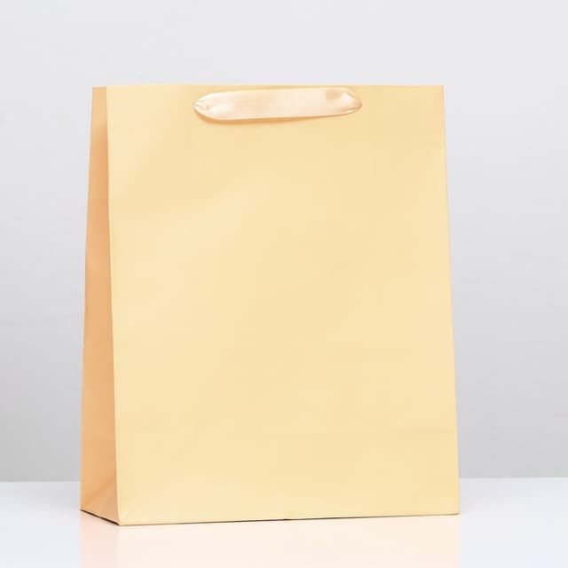 Пакет ламинированный «Бежевый», 26 х 32 х 12 см Пакет ламинированный «Бежевый», 26 х 32 х 12 см