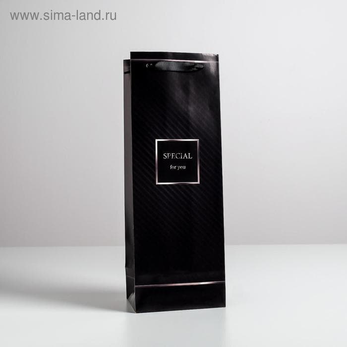 Пакет ламинированный под бутылку Special for you, 13 x 36 x 10 см