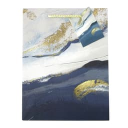 Пакет подарочный "Благородный", Синий, 18*23*10