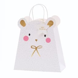 Пакет подарочный "Мишка" / 31,5*27*10 см