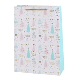 Пакет подарочный "С Новым Годом. Елочки" / 31*42*12 см