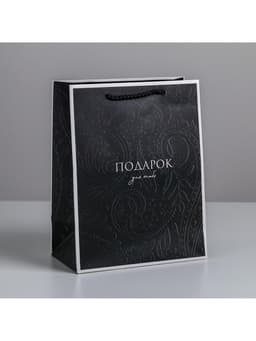 Пакет подарочный ламинированный, упаковка, «Подарок для тебя», MS 18 х 23 х 10 см