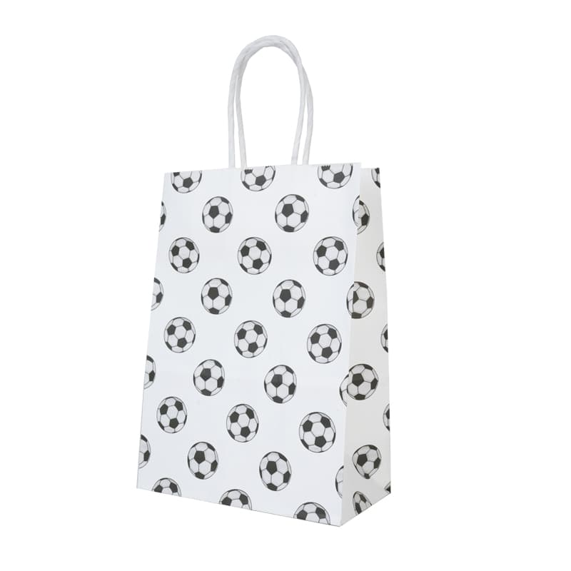 Пакет подарочный "Мячи", крафт, 15*21*8 / 1 шт /