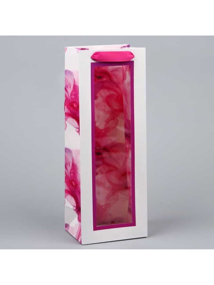 Пакет подарочный под бутылку, упаковка, «В этот день можно всё!», 36 х 13 х 10 см