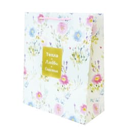 Пакет подарочный "Пожелания" / 26*32*12 см