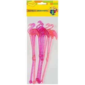 Палочки для коктейля Фламинго 6шт