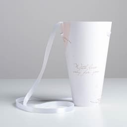 Переноска круглая на лентах With love only for you, 24 × 28 см