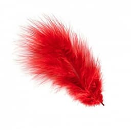 Перья красные (пачка)