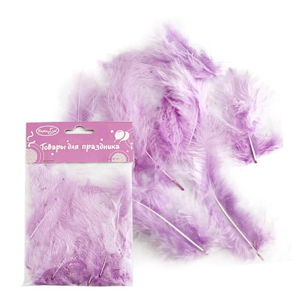 Перья сиреневые (пачка) Перья сиреневые (пачка)