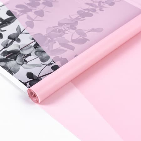 Пленка Лак PASTEL Розово лавандовый 59см 180гр