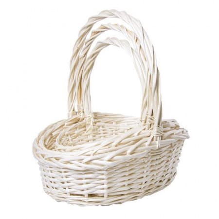 Плетеная корзина "Ива" Овал L D41*33*Н16 см