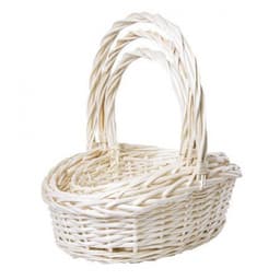 Плетеная корзина "Ива" Овал L D41*33*Н16 см