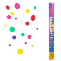 Пневмохлопушка Разноцвет Круги 60 см / 1 шт. /