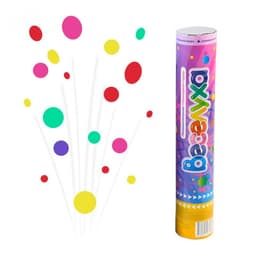 Пневмохлопушка Разноцветные круги/30см/ Веселуха