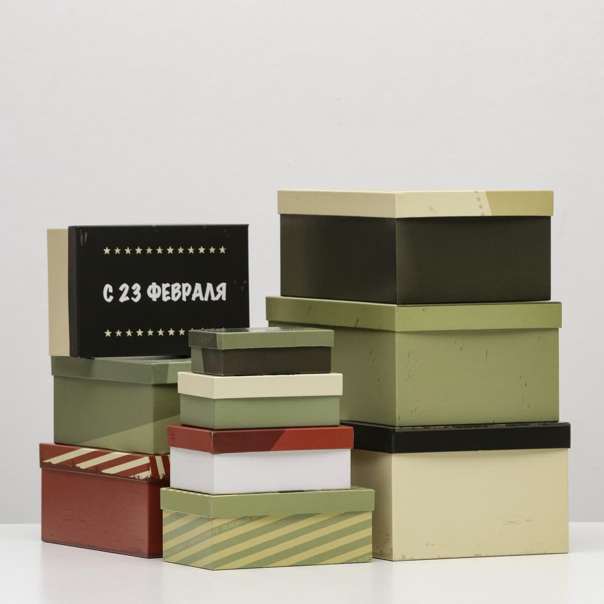 Подарочная коробка «23 февраля», 13,5 х 8 х 5 см