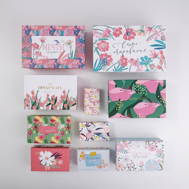 Подарочная коробка «FLOWER», 12 × 7 × 4 см Подарочная коробка «FLOWER», 12 × 7 × 4 см