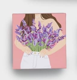 Подарочная коробка GIRL 14 х 14 х 8 см